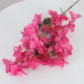 Elegante ramo di bougainvillea artificiale rosa acceso per decorazioni casa e matrimoni - Stile a 87 Fiori / viola-rosso