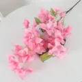 Ramo di bouganville artificiale rosa per decorazioni floreali di casa e matrimoni - Stile a 87 Fiori / Rosa