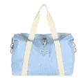 Casual fashion travel duffel bag large capacity shoulder handbag for women light blue. - 6 / Blue