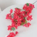 Ramo di bouganville rossa artificiale realistica per matrimoni e decorazioni casa - Stile a 96 Fiori / Rosso rosa