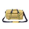 Large mustard yellow multi-functional travel bag for outdoor camping and luggage storage - One Size / Yellow