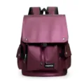 Herren Mode grosse Kapazitat Schulrucksack Freizeit stylisch Laptop Tagesrucksack - Burgunderrot