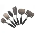 6-piece silicone kitchen spatula set, non-stick cooking utensils with ergonomic handles. - 6-Piece Spatula Set (Color Box)