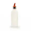 Japanese style squeeze sauce bottle for kitchen condiment ketchup oil dispenser tool - Orange (Narrow Spout)