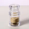 Transparenter Acryl Pfefferstreuer Gewürzspender Flasche für Küche Gewürzbehälter Glas - 1806A (4,8 * 9 cm)