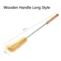 Lange Flaschenbürste mit Holzgriff, 50 cm Länge für die Reinigung tiefer Küchengefäße - Langes Modell 50cm