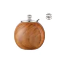Acacia wood manual pepper grinder spherical spice mill kitchen tool wood finish variant - Sphere