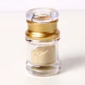 Klarsicht Acryl Gewürzstreuer Pfefferstreuer mit goldenem Akzent für Küche und Restaurant Tisch - Goldrand 2806A (4,8 * 9 cm)
