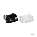Acryl Gewürzflaschenhalter und Zahnstocherbox Organizer für Restaurant Nudelladen. - 6831 Sockel (D25*18*10.8cm)