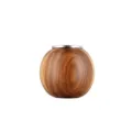 Manual wooden pepper grinder spice mill acacia wood ball shape kitchen seasoning tool. - Spherical Salt Shaker