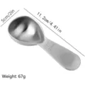 Durable 304 stainless steel 30ml measuring spoon with clear scale for kitchen baking - Two Tablespoon Capacity / Brushed Finish