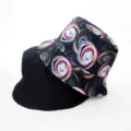 Chapeau bob réversible imprimé numérique pour hommes et femmes, chapeau de soleil élégant. - Style 3