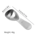 Cuillère doseuse en acier inoxydable 304 de 15 ml avec spécification de 46 g - Capacité d'une Cuillère à Soupe / Fini brossé