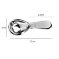 Cuillère à mesurer 30ml en acier inoxydable 304 avec dimensions indiquées - Capacité de Deux Cuillères à Soupe / Éclat Miroir