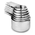Set di sette tazze dosatrici in acciaio inossidabile con scale graduate per la cottura - Set di 7 Tazze Misuratrici