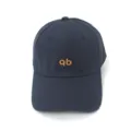 Stijlvolle donkerblauwe honkbalpet met borduursel, perfect voor dagelijks casual gebruik. - Volwassene 55-58cm / Letter Marineblauw