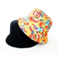 Détails du chapeau bob réversible à imprimé numérique élégant, chapeau de soleil décontracté. - Style 17