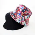 Chapeau bob réversible pour hommes et femmes, style graffiti et noir protection solaire. - Style 38