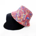 Reversible bucket hat digital print fashion sun hat casual outdoor hats for men and women - Style 40