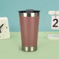 20oz Stainless Steel Insulated Tumbler Portable Travel Coffee Mug with Lid for Car Outdoor - 20oz / Brick Red