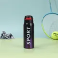 Borraccia sportiva termica in acciaio inox 304 con sfumatura nera e viola - Nero viola
