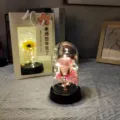 Mini LED triantafyllo aionio louloudi nyhtas fos diakosmisi grafeiou gia ti mitera - Τριαντάφυλλο / Με Κουτί / Ροζ