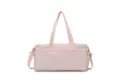 Grande borsa da viaggio sportiva casual rosa chiaro con tracolla e comodi manici robusti. - Rosa