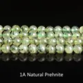 High quality 1A grade natural prehnite loose round beads for DIY jewelry making accessories - 6mm (Approx 63 Pieces/Pack) / 1A Natural Prehnite