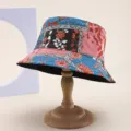 Bunt gemusterter Fischerhut für Damen, Vintage Paisleydruck doppelseitig tragbarer Sonnenhut. - 31