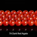 High-quality 7A deep red carnelian agate round beads for DIY jewelry making - 4mm (Approx. 90 pcs/strand) / 7A Deep Red Agate