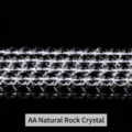 Cuentas de cristal blanco natural de alta claridad para joyería DIY - 6mm (aprox. 60pcs) / Cuarzo Hialino Natural Grado AA