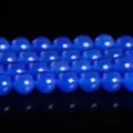 Premium 7A grade blue agate loose round beads for DIY handmade jewelry and accessory making - 7A Grade Blue Agate / 10mm (Approx 37 Beads)