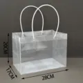 Borsa regalo trasparente in PVC con dimensioni 28x20x17cm per imballaggio - Medium Rectangular Bag / 28x17x20cm