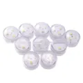 Set di 10 lumini LED impermeabili per vasi floreali decorazione e illuminazione feste - Luce LED bianco caldo