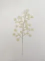 Artificial glitter baby breath flower branch Christmas home decor floral arrangement 32cm - White