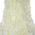 Artificial white cherry blossom vines for wedding decoration, dense floral garlands for hanging. - White 1pc