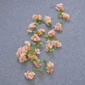 Guirlande de fleurs de cerisier artificielles roses réaliste pour mariage et déco - Orange
