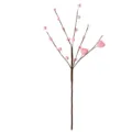 Pink heart berry branch spray for Valentine's Day home and wedding table decoration. - Pink