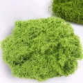 Artificial green moss mat for miniature landscape decoration and bonsai arrangement. - Light Green
