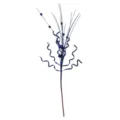 Rama de bayas con purpurina azul para decoración de árboles de Navidad y fiestas - Azul tinta