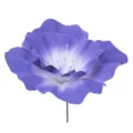 Grande fleur de coquelicot artificielle violette pour décoration de scène de mariage vitrine - Violet dégradé, 40 cm