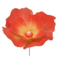 Fausse grande fleur de coquelicot orange pour décoration de scène de mariage SKU. - Orange dégradé, 40 cm