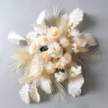 Arrangement de fleurs artificialles pour arche de mariage, fond de fête et decor floral chic. - Champagne