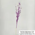 Elegant purple glitter foam berry spray for Christmas floral arrangements, 70cm tall berry stem - 70cm / Purple