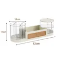 Organisateur de bureau multifonctionnel avec compartiments clairs, taille 32x11x10cm. - Style Sans Tiroir