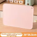 Double-sided pink TPU cutting board with grinding surface for fruits and vegetables - Double Sided (With Grinding) / 36x26.5cm / Pink