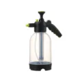 2L handmatige drukspuit van kunststof met maatverdeling voor tuin en schoonmaak. - Compacte Spuitfles (TY-RY003) / Linnen Grijs