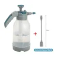 Handmatige drukspuit met 21 cm verlengstuk voor autowassen en tuin - Met 21cm Lange Stang (TY-060) / Linnen Grijs
