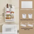 Wall-mounted kitchen pegboard set with 1 pegboard, 2 boxes, and 2 long racks - Kitchen Storage Combination 2 / 33x51cm Pegboard 1 Piece + Deep Racks