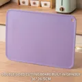 Tabla de cortar profesional de TPU morada de doble cara con superficie, de 36x26,5 cm - Doble Cara (Con Molienda) / 36x26.5cm / Púrpura